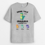 2374AGE2 dieser brull starke opasaurus gehort zu  t shirt opa personalisiert