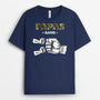 2375AGE2 personalisiertes papas bande faust armee t shirt