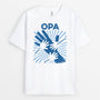 2382AGE1 personalisierte papa opa hande ubereinander legen t shirt