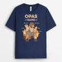 2393AGE2 personalisiertes papas opas bande bar t shirt