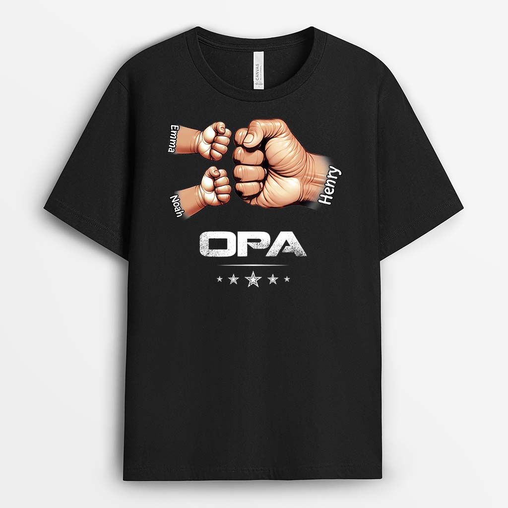 2407AGE1 personalisiertes papa opa faust t shirt