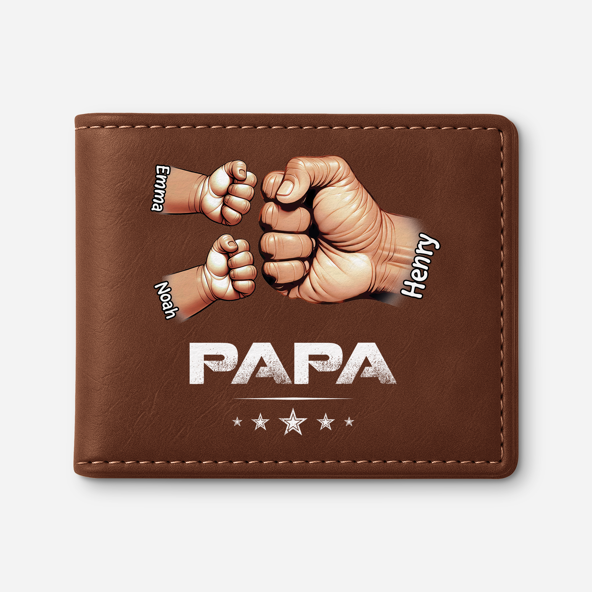 2407JGE1 papa mit fausten geldborse herren personalisiert_ 2407J5H5B