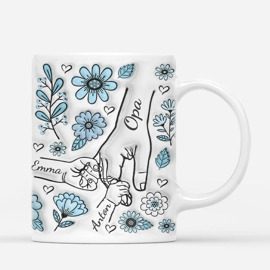 2408MGE2 opa papa und enkelkinder hand in hand  personalisierte tasse mit 3d inflated effekt fur omas_6b24353d 1bb8 4d86 9599 f7859f04b4b3