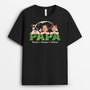 2437AGE1 personalisiertes papa fussball t shirt