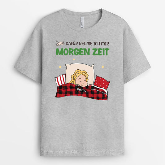 2520AGE2 personalisiertes dafur nehme ich mir morgen zeit katzen t shirt