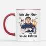 2531MGE2 personalisierte wie der herr so die katze tasse