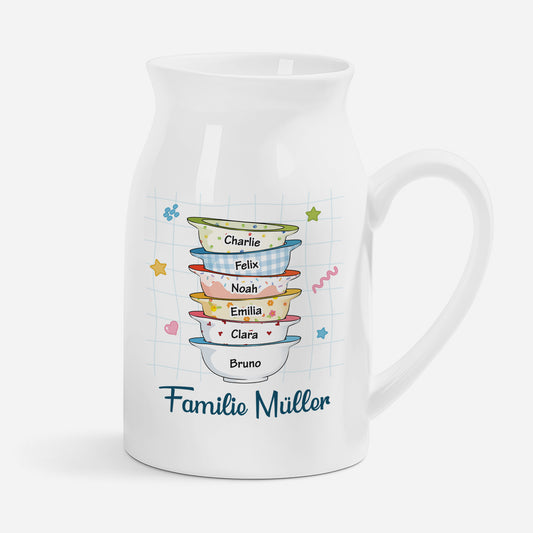2564OGE1 die familie personalisierte geschenke familie  keramik vase schusseln 2564o8l7i