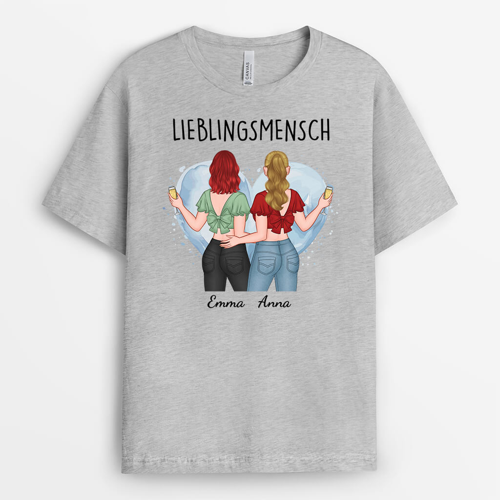 2571AGE1 personalisiertes meine lieblingsmensch t shirt