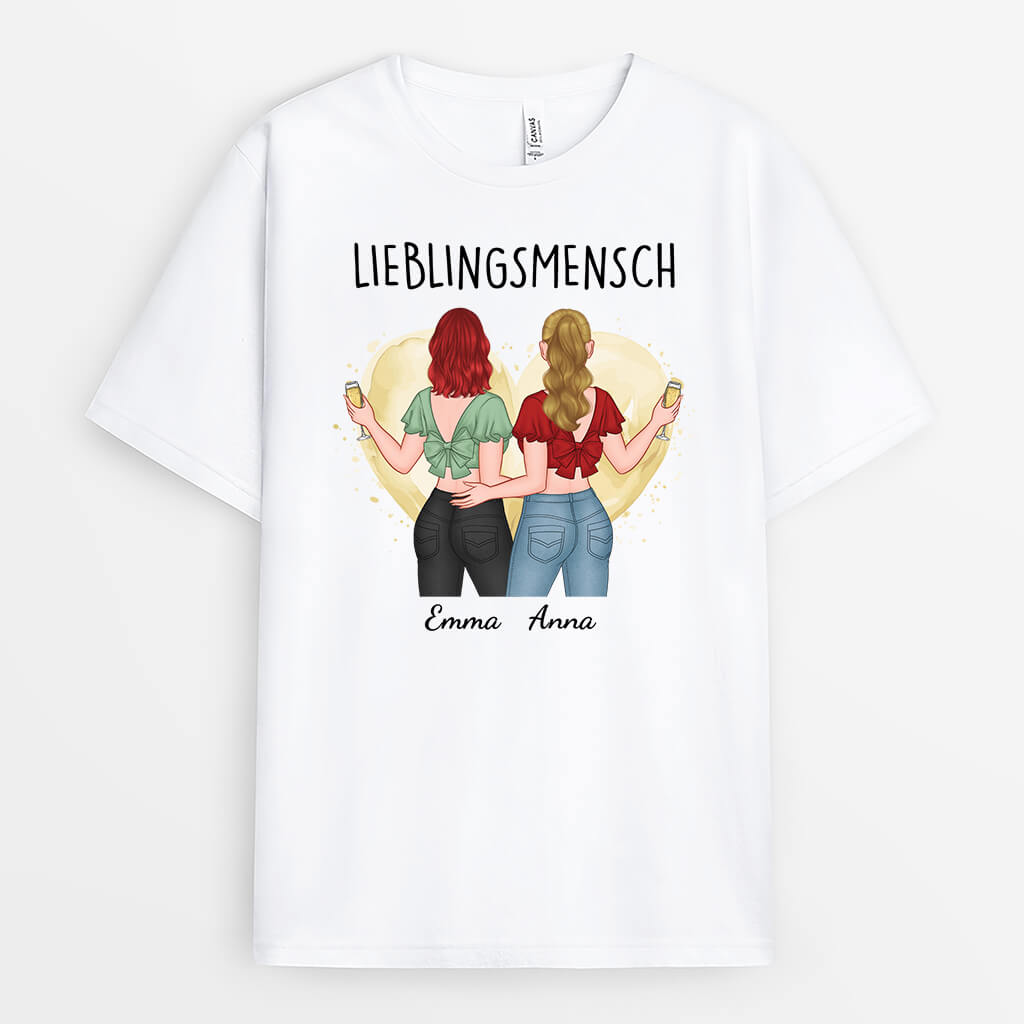 2571AGE2 personalisiertes meine lieblingsmensch t shirt