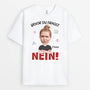 2576AGE1 personalisiertes bevor du fragst nein manner t shirt