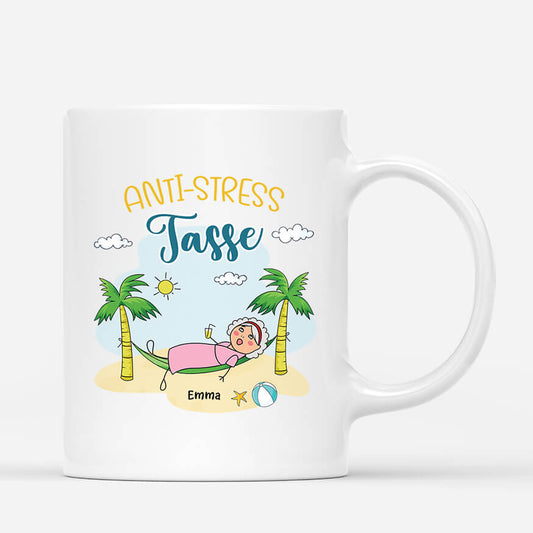 2577MGE1 personalisierte anti stress frauen tasse