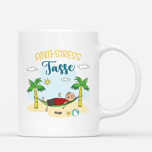 2577MGE1 personalisierte anti stress manner tasse