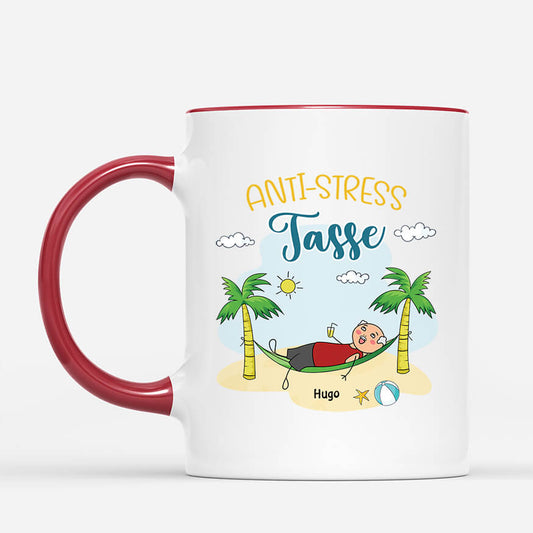 2577MGE2 personalisierte anti stress frauen tasse