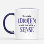 2578MGE3 personalisierte so viele idioten und nur eine sense manner tasse