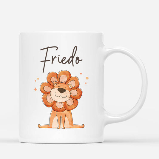 2587MGE1 personalisierte tiere und kindernamen tasse