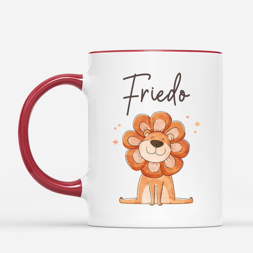 2587MGE2 personalisierte tiere und kindernamen tasse