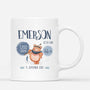 2588MGE1 personalisierte informationen zur geburt des kindes tasse