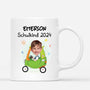 2590MGE1 personalisierte schulkind junge tasse