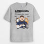 2591AGE1 personalisiertes katzenpapa definition t shirt