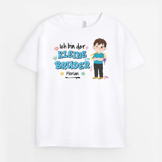 2606AGE1 personalisiertes ich bin die schwester kinder t shirt