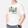 2613AGE2 personalisiertes love und kindergartenleben kinder t shirt