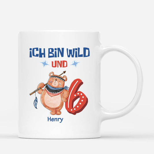 2614MGE1 personalisierte ich bin wild tasse