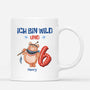 2614MGE1 personalisierte ich bin wild tasse