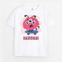 2619AGE1 personalisiertes monster und kindernamen kinder t shirt