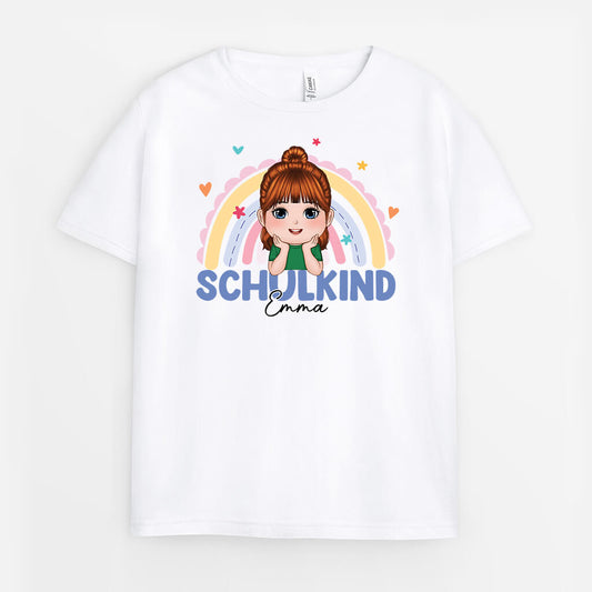 2624AGE1 personalisiertes schulkind kinder t shirt