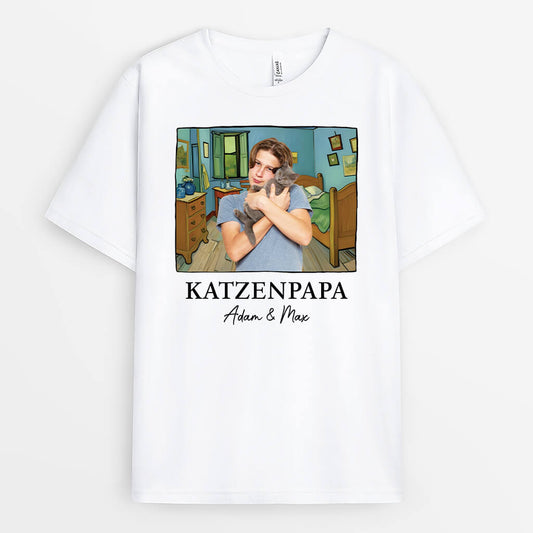 2628AGE2 personalisiertes katzenmama katzenmama t shirt