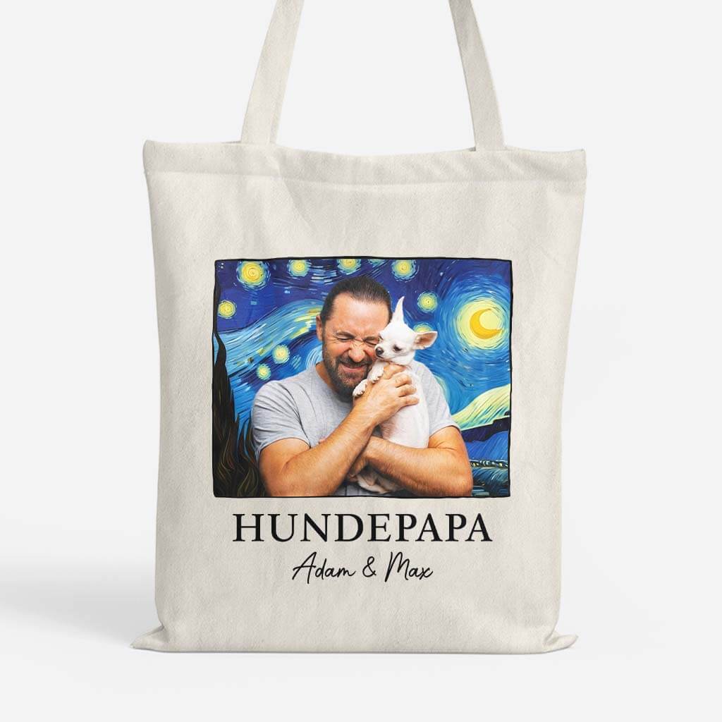 2628BGE1 personalisierte hundemama hundepapa tragetasche