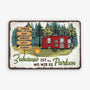 2646EGE1 zuhause ist da wo wir parken personalisieretes turschild fur die familie 2646