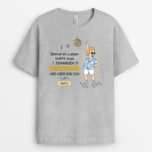 2660AGE2 einmal im leben  lustiges t shirt fur frauen personalisiert