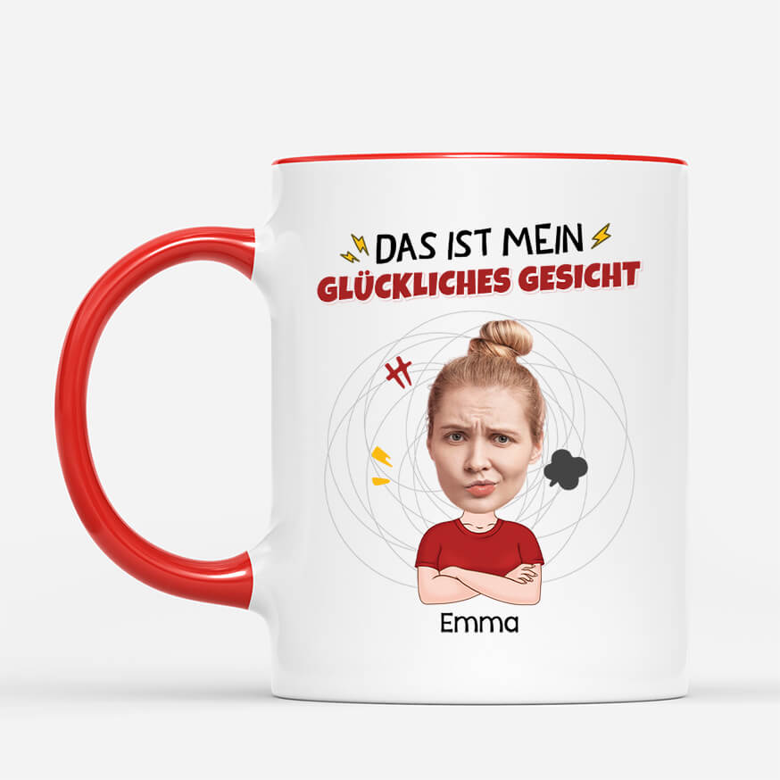 2661MGE2 das ist mein gluckliches gesicht  lustige tasse fur manner personalisiert