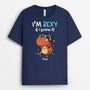 2667AGE1 ich bin rexy und ich weiss es  lustiges t shirt fur manner personalisiert