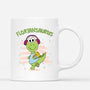 2676MGE1 name _ saurus  personalisierte tasse fur kinder