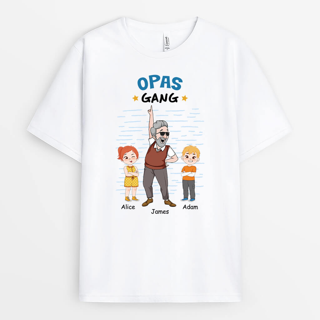 2698AGE1 opas bande  personalisiertes t shirt fur opas