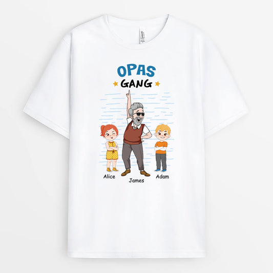 2698AGE1 opas bande  personalisiertes t shirt fur opas