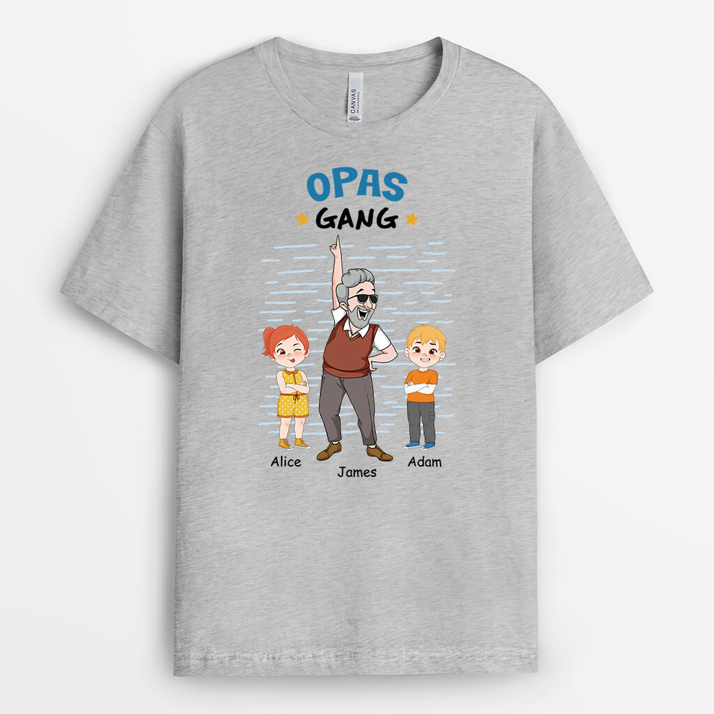 2698AGE2 omas bande  personalisiertes t shirt fur omas