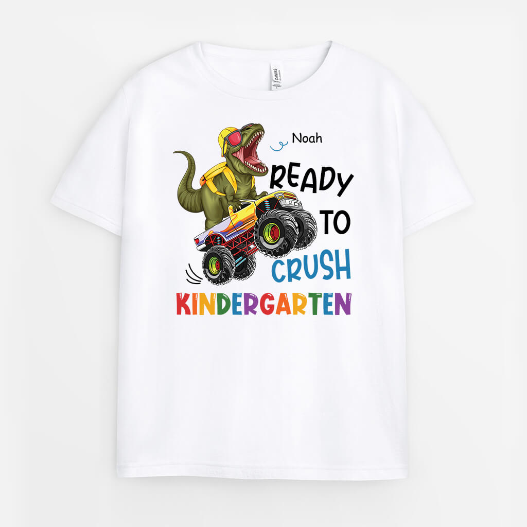 2709AGE1 bereit den kindergarten zu rocken  personalisiertes t shirt fur kinder