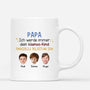 2710MGE1 papa ich werde immer  lustige tasse fur papas personalisiert