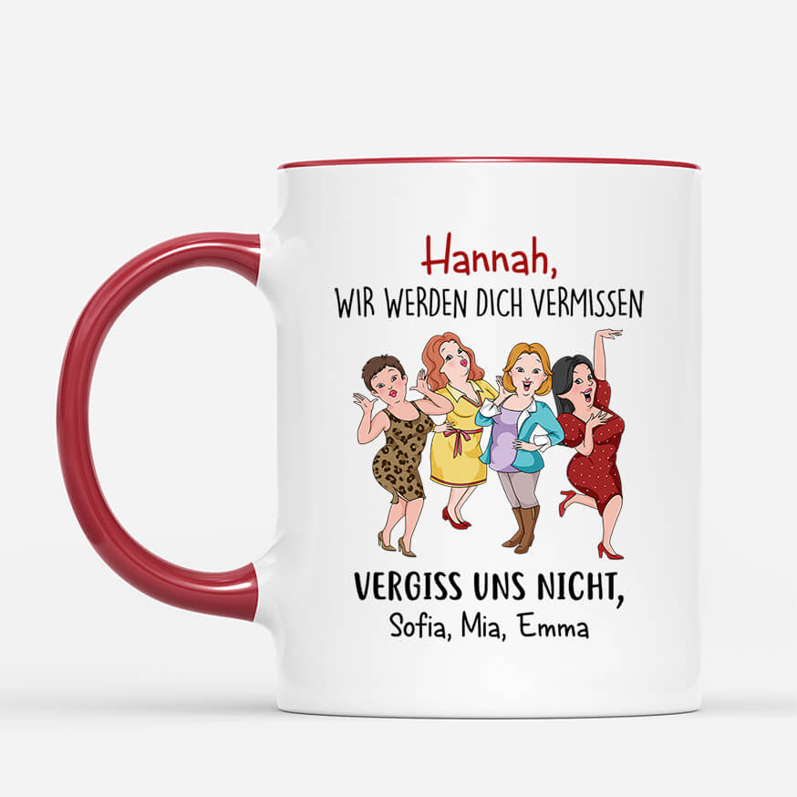 2711MGE3 ich habe mit legenden zusammengearbeitet  personalisierte tasse fur kolleginnen