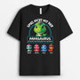 2725AGE1 papasaurus  personalisiertes t shirt fur papas