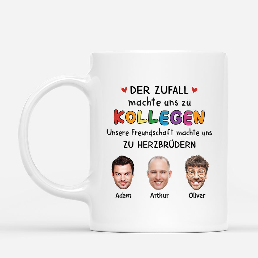 2727MGE1 unsere freundschaft machte uns zu herzbrudern  personalisierte tasse fur kollegen_ce825beb 83d0 4556 ac45 9d764fe6bd95