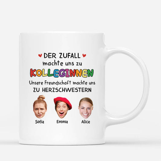 2727MGE1 unsere freundschaft machte uns zu herzschwestern  personalisierte tasse fur kolleginnen