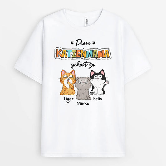 2755AGE1 diese katzenmama dieser katzenpapa gehort zu  personalisiertes t shirt fur katzenliebhaber