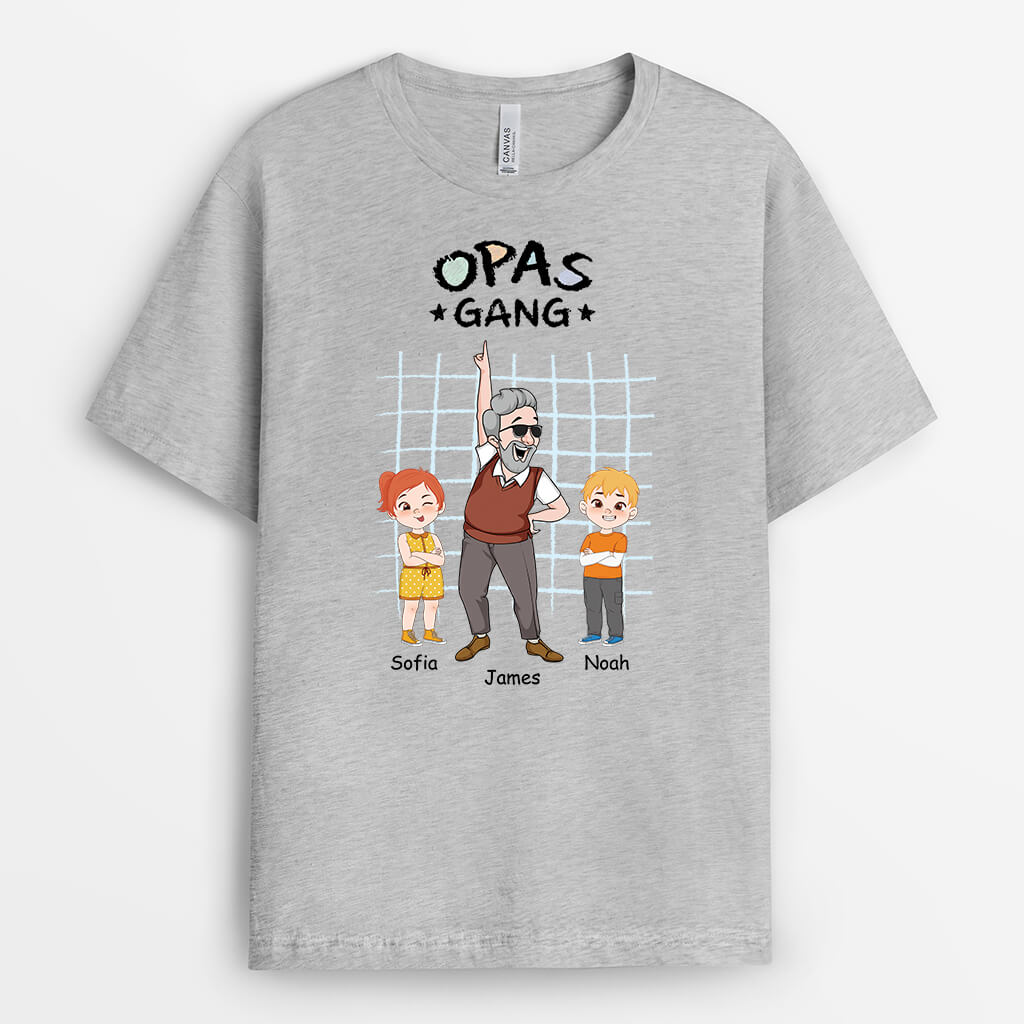 2756AGE2 omas bande  personalisiertes t shirt fur omas