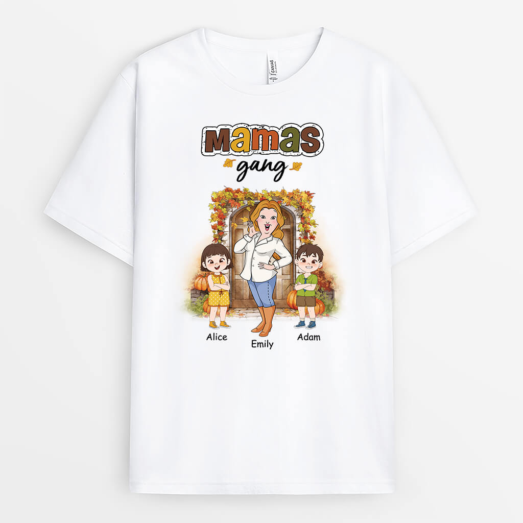 2759AGE1 mamas bande  personalisiertes t shirt mit herbstmotiven fur mamas