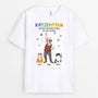 2778AGE1 katzenpapa wie ein normaler papa nur cooler  personalisiertes t shirt fur katzenliebhaber