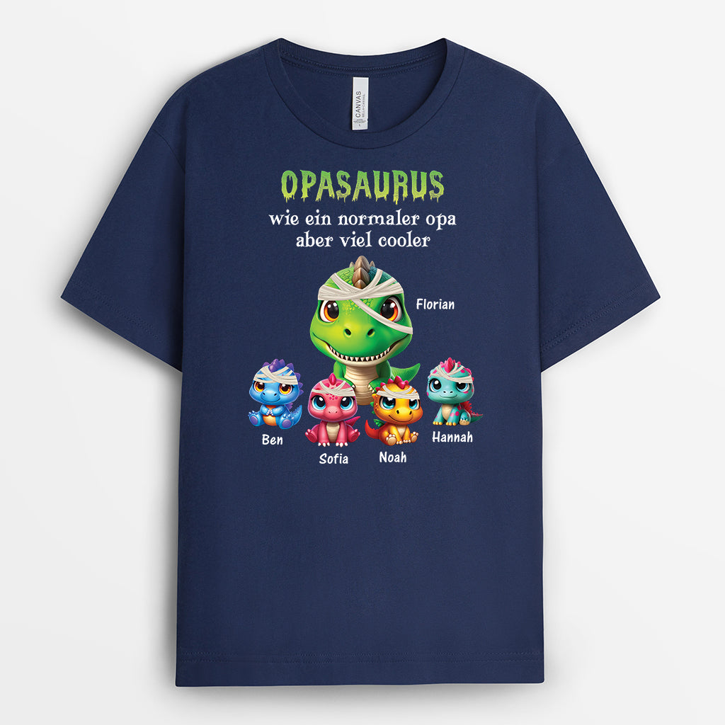 2779AGE2 omasaurus mamasaurus wie eine normale oma mama aber viel toller personalisiertes t shirt fur frauen 2779